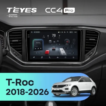 Штатная магнитола Teyes CC4 Pro 12/256 Volkswagen T-Roc (2018-2026) China