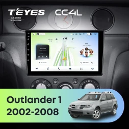 Штатная магнитола Teyes CC4L 6/64 с DTS Mitsubishi Outlander 1 (2002-2008) F2