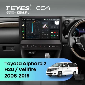 Штатная магнитола Teyes CC4 8/128 Toyota Vellfire (2008-2015) F3