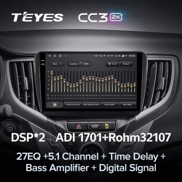 Штатная магнитола Teyes CC3 2K 360 6/128 Suzuki Baleno 2 (2015-2022)