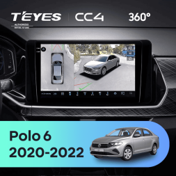 Штатная магнитола Teyes CC4 360 6/64 Volkswagen Polo 6 (2020-2022)