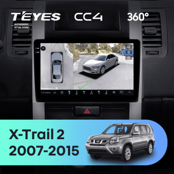 Штатная магнитола Teyes CC4 360 6/64 Nissan X-Trail T31 (2007-2015)