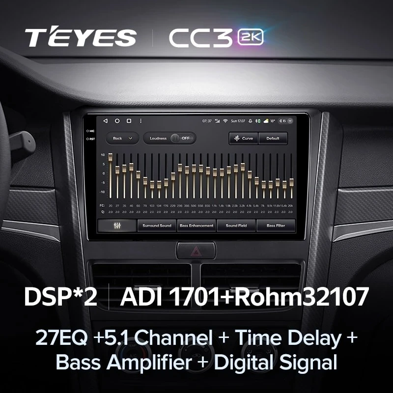 Штатная магнитола Teyes CC3 2K 4/32 FAW Besturn B30 (2015-2020)