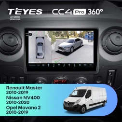 Штатная магнитола Teyes CC4 Pro 360 8/128 Nissan NV400 (2010-2020) F2