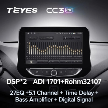 Штатная магнитола Teyes CC3 2K 360 6/128 Chevrolet Orlando 2 (2018-2023)