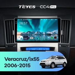 Штатная магнитола Teyes CC4 Pro 12/256 Hyundai ix55 (2006-2015)