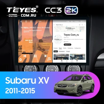 Штатная магнитола Teyes CC3 2K 4/64 Subaru XV (2011-2015) Тип-A (13")