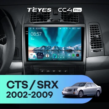 Штатная магнитола Teyes CC4 Pro 8/128 Cadillac CTS (2002-2007)