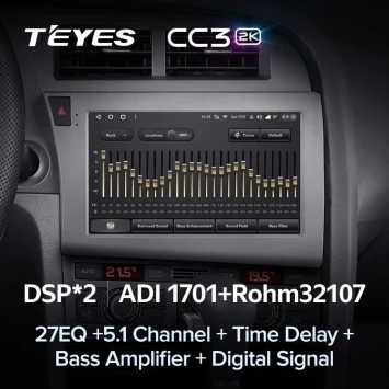 Штатная магнитола Teyes CC3 2K 4/64 Audi S6 3 (2006-2011)