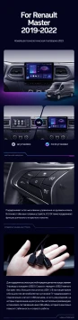 Штатная магнитола Teyes CC3L 4/32 Renault Master (2019-2022)