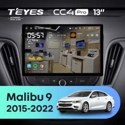 Штатная магнитола Teyes CC4 Pro 8/128 Chevrolet Malibu 9 (2015-2022) F3 (0din) (13")