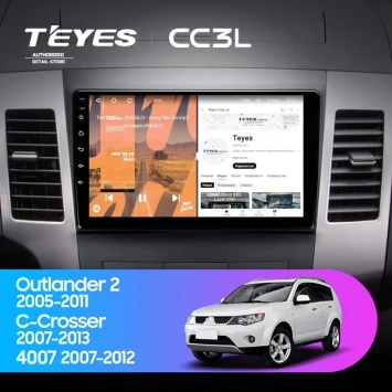 Штатная магнитола Teyes CC3L 4/64 Citroen C-Crosser 1 (2007-2013) F1 Тип-A