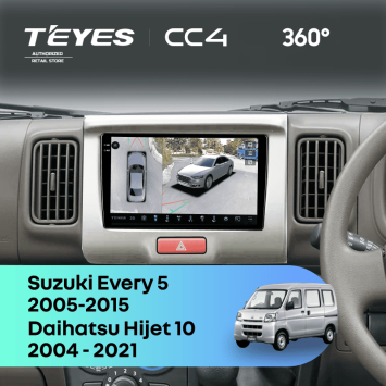 Штатная магнитола Teyes CC4 360 6/64 Daihatsu Hijet 10 (2004-2021)