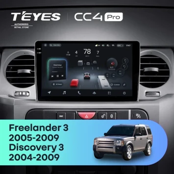 Штатная магнитола Teyes CC4 Pro 8/128 Land Rover Freelander 3 (2005-2009)