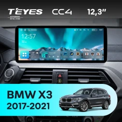 Штатная магнитола Teyes CC4 12.3" 8/128 BMW X3 (G01) (2017-2021) (NBT, EVO)