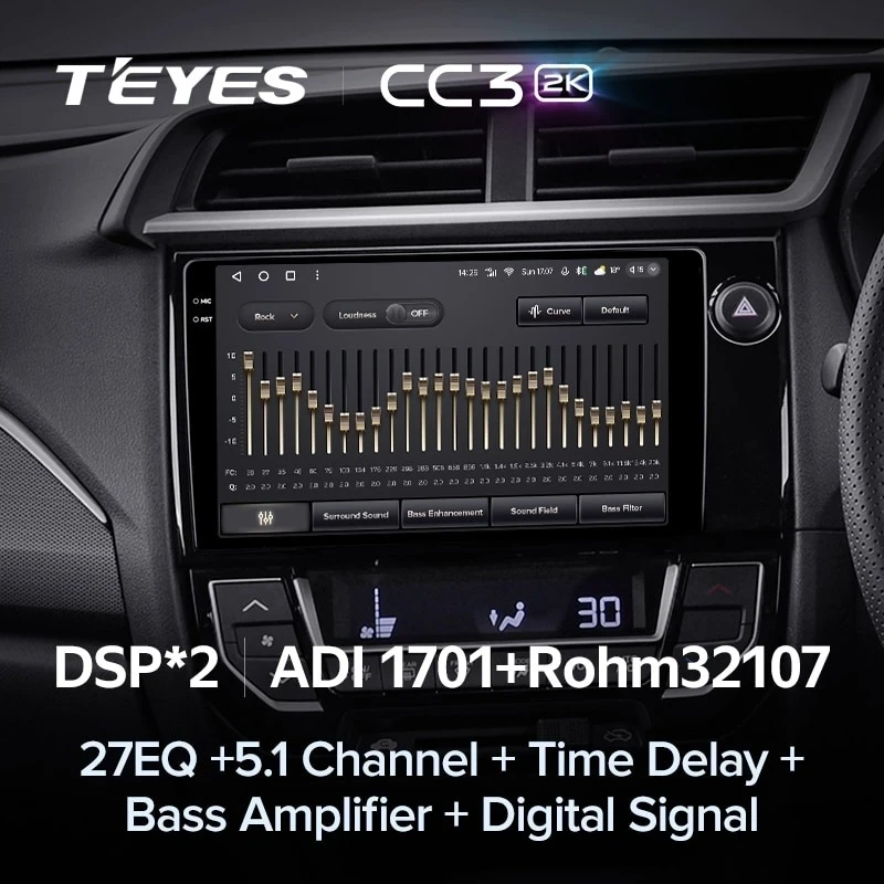 Штатная магнитола Teyes CC3 2K 6/128 Honda BRV (2015-2019) Правый руль