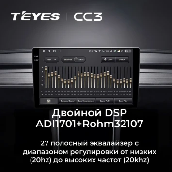 Штатная магнитола Teyes CC3L 4/32 Subaru Tribeca WX W10 (2004-2014)