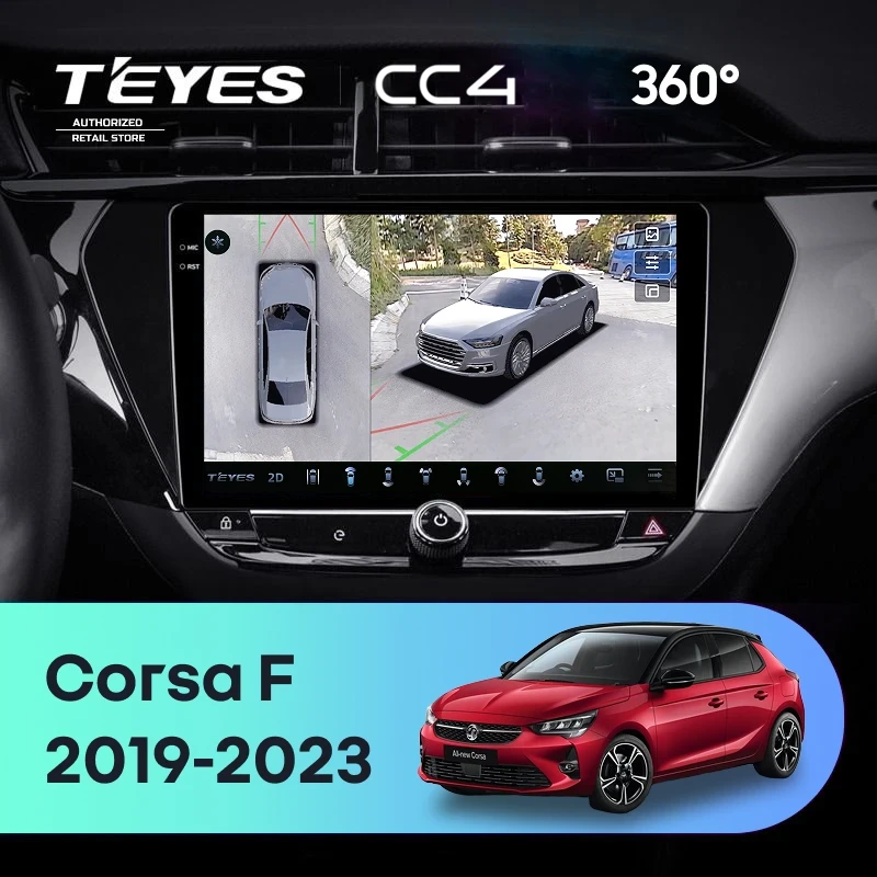 Штатная магнитола Teyes CC4 360 6/64 Opel Corsa F (2019-2023)