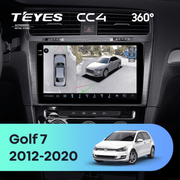 Штатная магнитола Teyes CC4 360 8/128 Volkswagen Golf 7 MK7 (2012-2020) F2