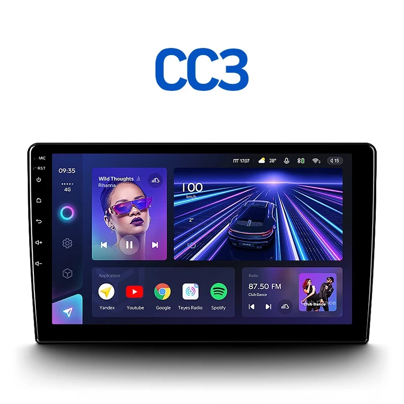 Магнитола Teyes CC3 4/64 (9 дюймов)