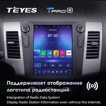 Штатная магнитола Tesla style Teyes TPRO 2 4/64 Mitsubishi Outlander 2 CW0W (2005-2013) Тип-A