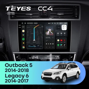 Штатная магнитола Teyes CC4 6/64 Subaru Legacy 6 (2014-2017)