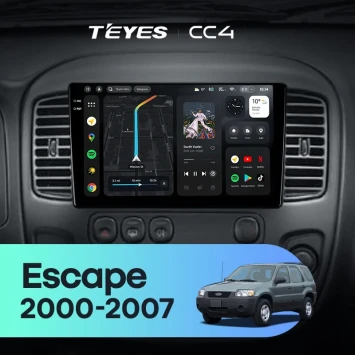 Штатная магнитола Teyes CC4 6/64 Ford Escape (2000-2007)
