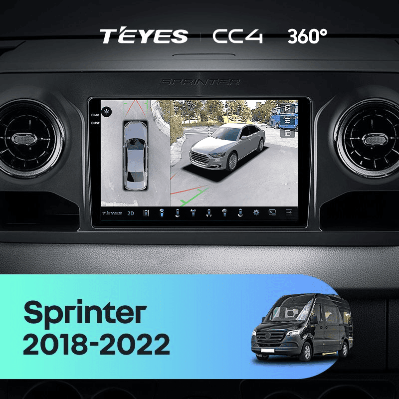 Штатная магнитола Teyes CC4 360 6/64 Mercedes-Benz Sprinter (2018-2022) F1