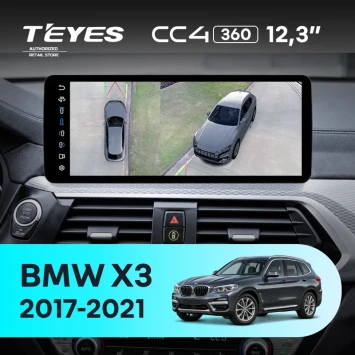 Штатная магнитола Teyes CC4 12.3" 360 6/64 BMW X3 (G01) (2017-2021) (NBT, EVO)