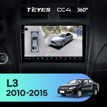 Штатная магнитола Teyes CC4 360 6/64 BYD L3 (2010-2015)