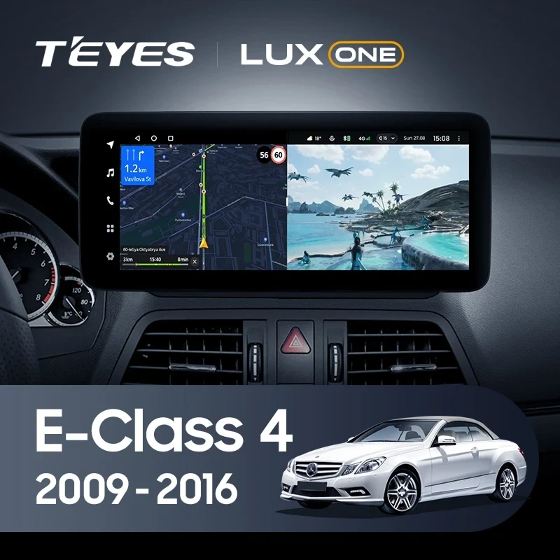 Штатная магнитола Teyes LUX ONE 6/128 Mercedes-Benz E-Class 4 W212 S207 A207 S212 C207 (NTG 5.0) (2014-2023) F2