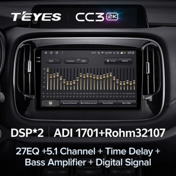 Штатная магнитола Teyes CC3 2K 4/32 GAC Trumpchi GS3 GE3 (2017-2021)