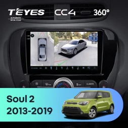 Штатная магнитола Teyes CC4 360 6/64 Kia Soul 2 PS (2013-2019) Тип-C