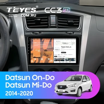 Штатная магнитола Teyes CC3 2K 6/128 Datsun Mi-Do (2014-2020)