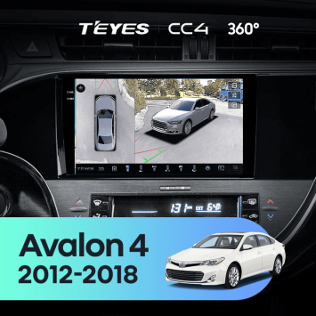 Штатная магнитола Teyes CC4 360 8/128 Toyota Avalon IV XX40 (2012-2018)