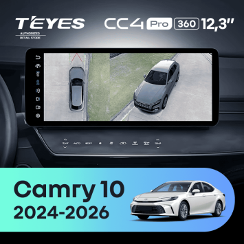 Штатная магнитола Teyes CC4 Pro 12.3" 360 8/128 Toyota Camry 10 XV80 (2024-2026)