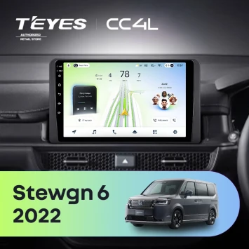 Штатная магнитола Teyes CC4L 6/64 с DTS Honda Stepwgn 6 2022+ Правый руль