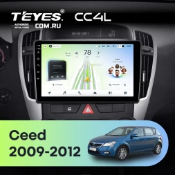 Штатная магнитола Teyes CC4L 6/64 с DTS Kia Ceed (2009-2012)