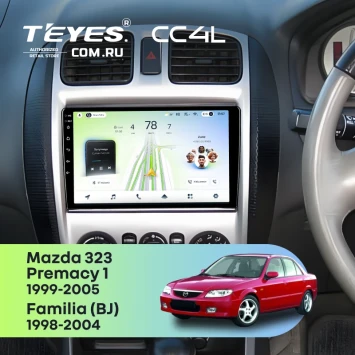 Штатная магнитола Teyes CC4L 6/64 с DTS Mazda Familia (BJ) (1998-2004) F2