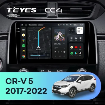 Штатная магнитола Teyes CC4 8/128 Honda CR-V 5 RT RW (2017-2022)