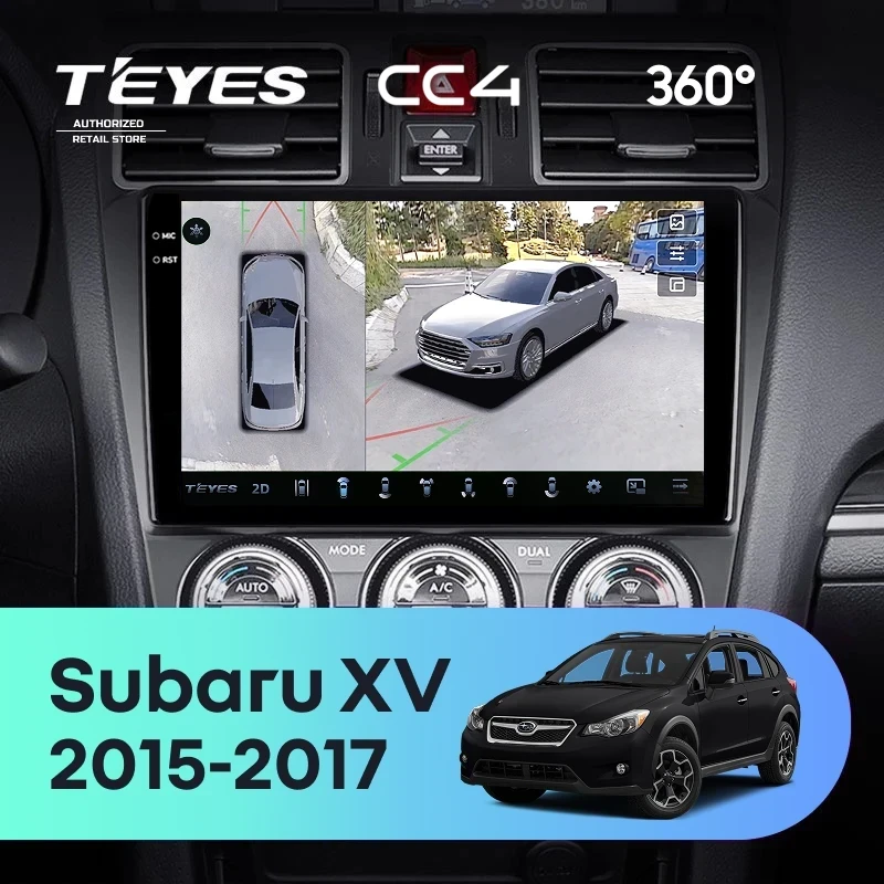 Штатная магнитола Teyes CC4 360 8/128 Subaru XV (2015-2017) F1