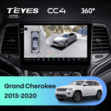 Штатная магнитола Teyes CC4 360 8/128 Jeep Grand Cherokee WK2 (2013-2020) F1