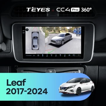 Штатная магнитола Teyes CC4 Pro 360 12/256 Nissan Leaf ZE1 (2017-2024)