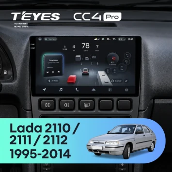 Штатная магнитола Teyes CC4 Pro 8/128 Lada 2112 (1995-2014)