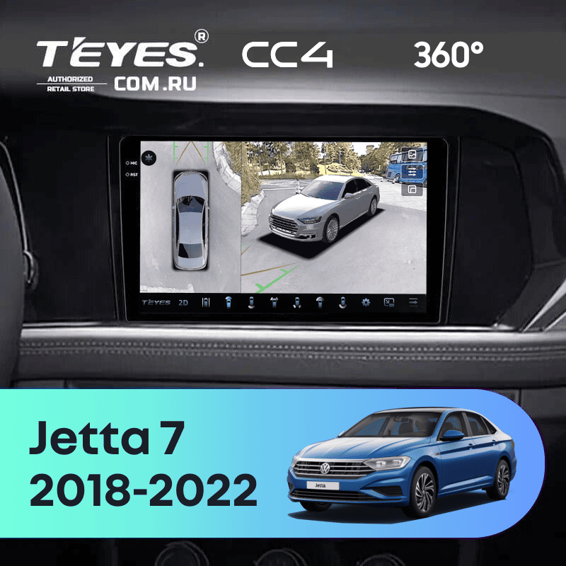 Штатная магнитола Teyes CC4 360 6/64 Volkswagen Jetta 7 (2018-2022)