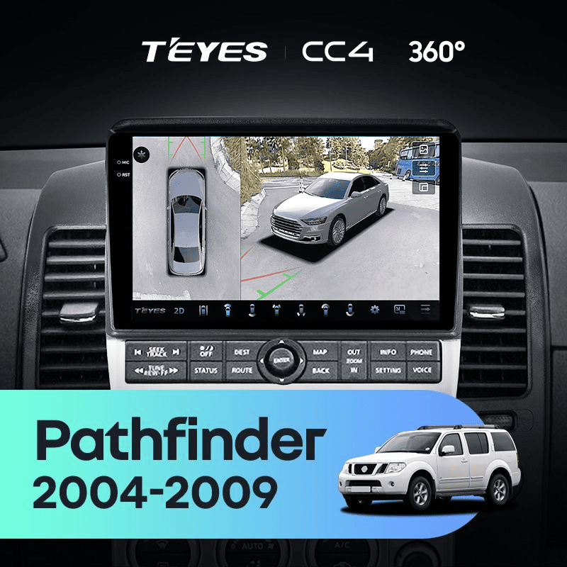 Штатная магнитола Teyes CC4 360 8/128 Nissan Pathfinder R51 (2004-2009) F2