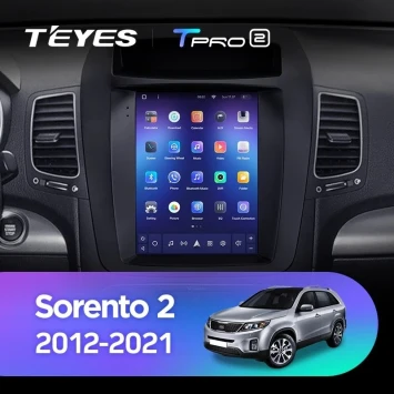 Штатная магнитола Tesla style Teyes TPRO 2 3/32 Kia Sorento 2 XM (2012-2021) HIGH F2