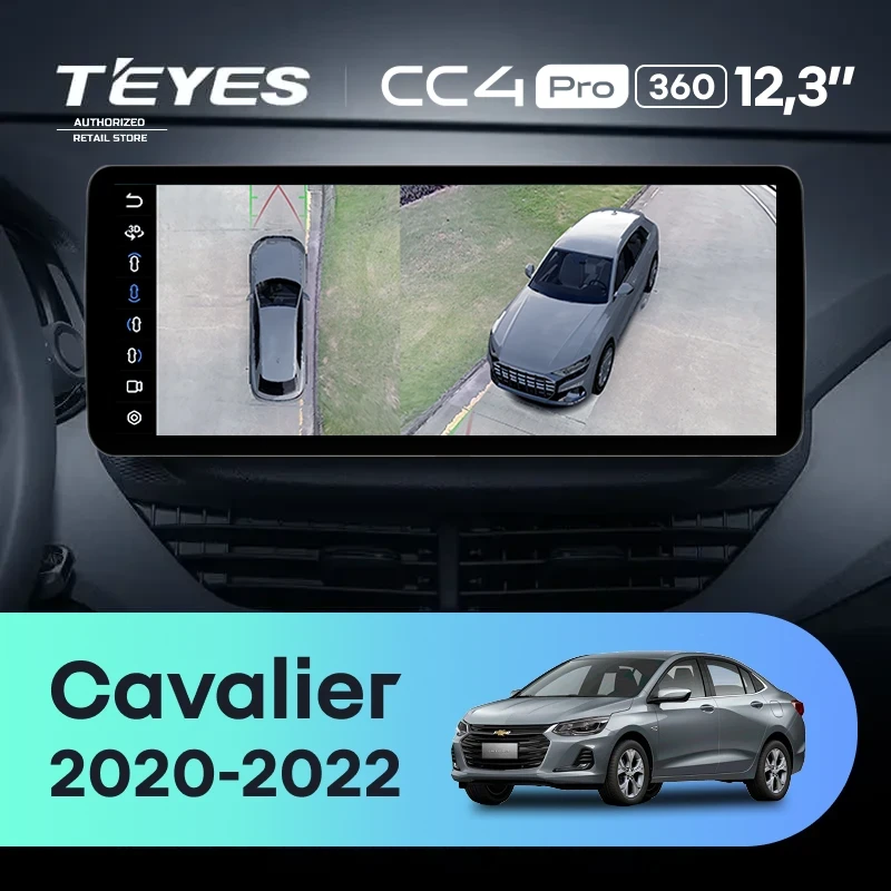 Штатная магнитола Teyes CC4 Pro 12.3" 360 8/128 Chevrolet Cavalier (2020-2022)