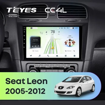 Штатная магнитола Teyes CC4L 6/64 с DTS Seat Leon (2005-2012)