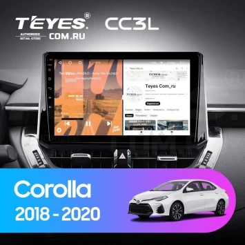 Штатная магнитола Teyes CC3L 4/32 Toyota Corolla 12 (2018-2020) Тип-B